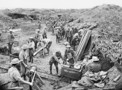 1919-1st-Aust-Tunnelling-Coy-excavating-dugouts-at-Hooge-Crater-Ypres-1917